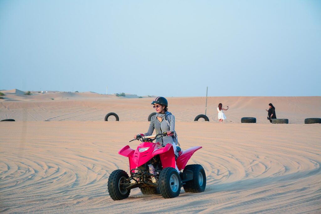 quad biking desert safari