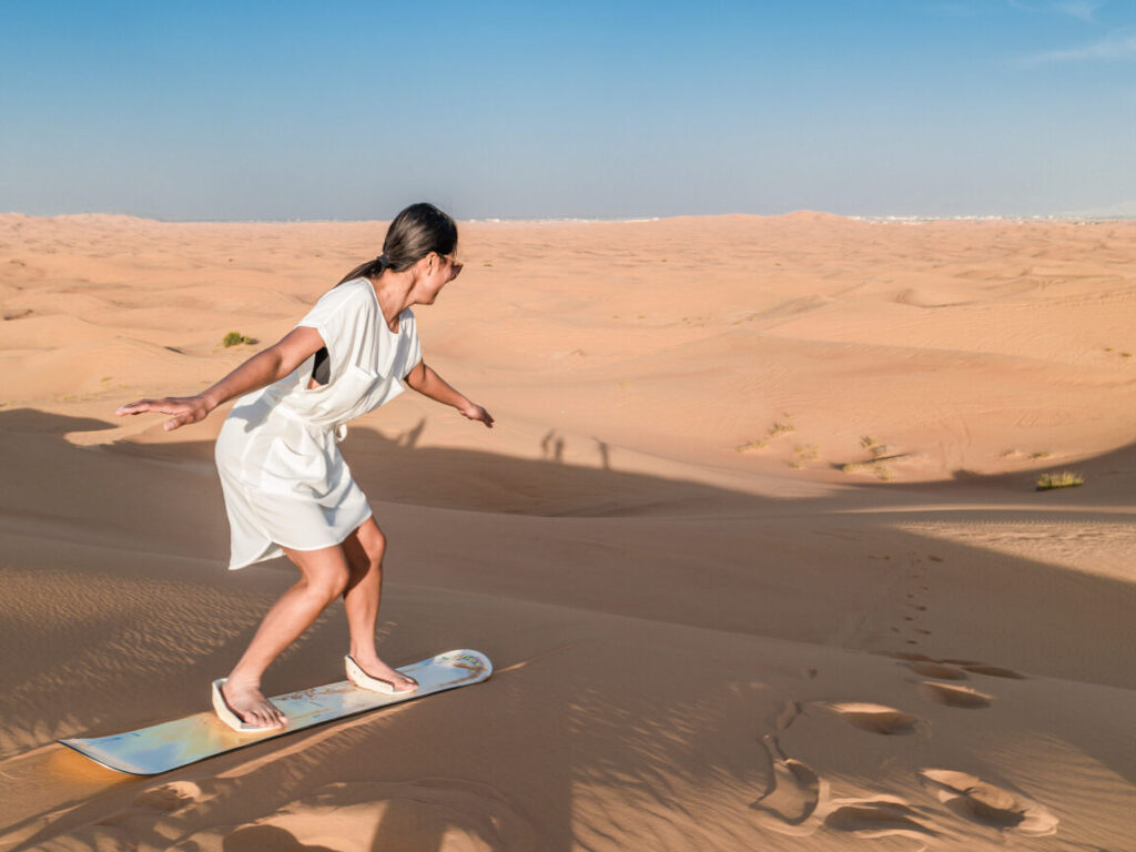 Dubai Sandboarding