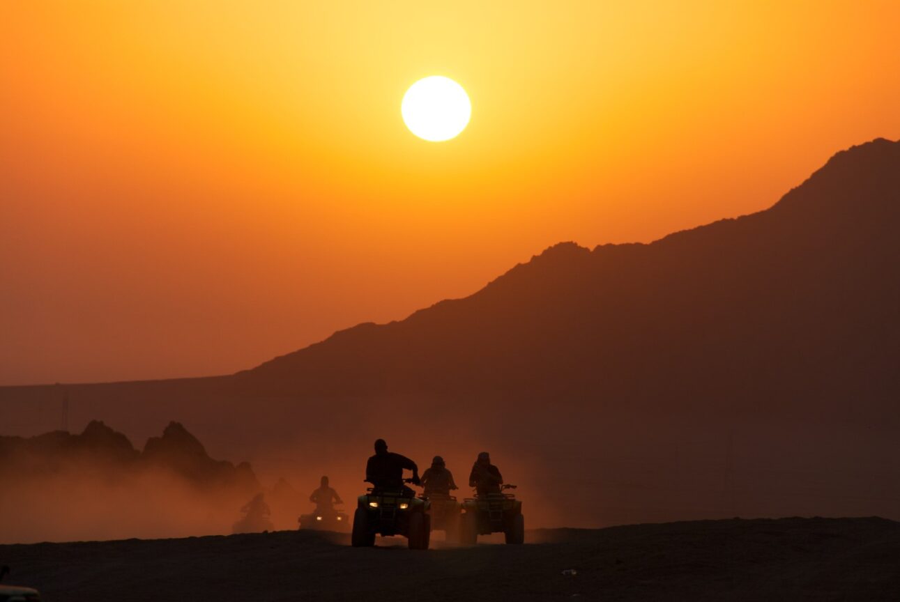 desert safari sunset spot