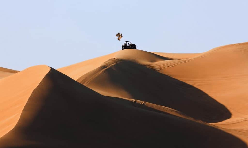 desert safari with dunes