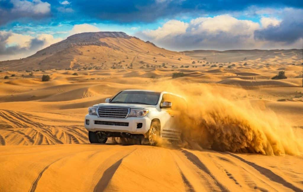 dune bashing Abu Dhabi