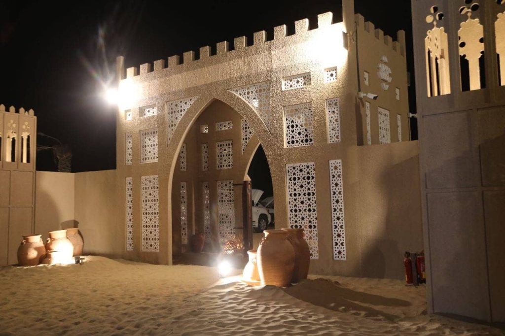 Bedouin camping in dubai