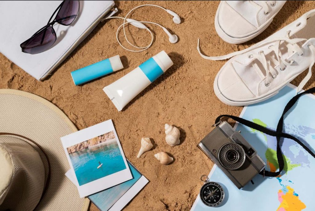 travel essentials - sunlotion and many more