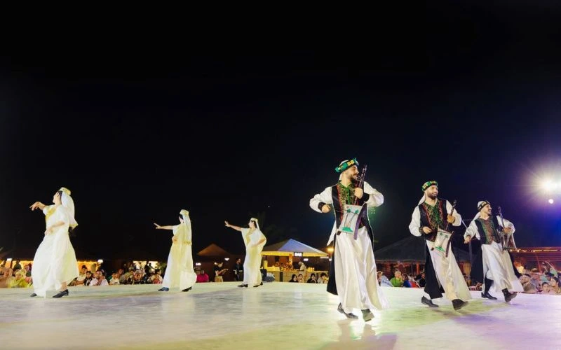 Traditional Dance in Dubai Desert